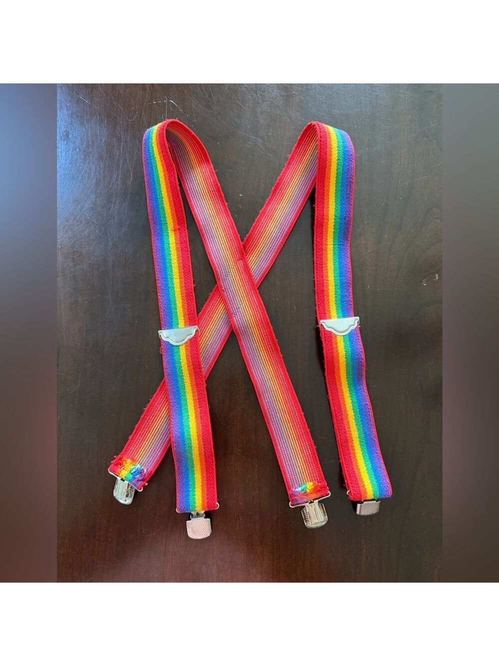 Vintage Rainbow Suspenders